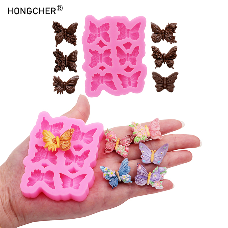 Resin Craft Ideas - Zelfgemaakte siliconen mallen voor bloemen, vlinders