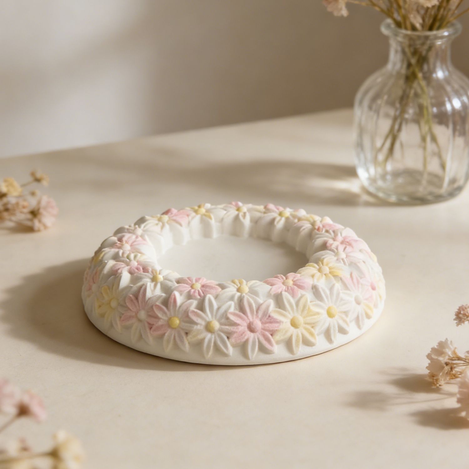Ronde asbakvorm, ronde bloemmo - Resin Craft Workshop recensie en prijs