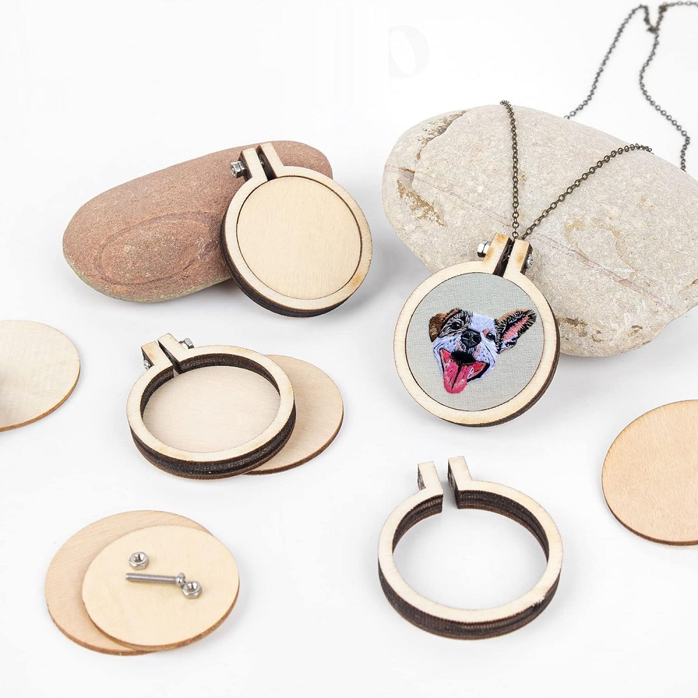 10 Stuks Mini Borduurring Hout - Wood Ring Blank recensie en prijs