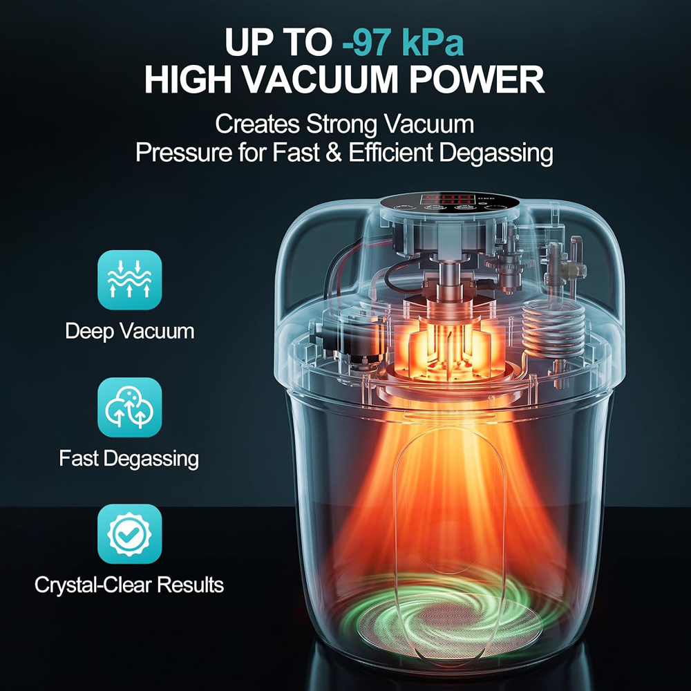 -97kPa Harsbelletjesverwijdera - Vacuum Chamber Small recensie en prijs