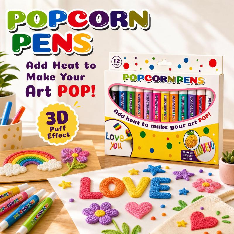 Nieuwe Puffy Popcorn Pen Set 6 - Copic Marker Sketch recensie en prijs