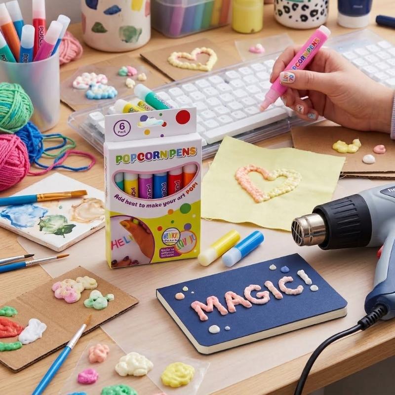 Nieuwe Puffy Popcorn Pen Set 6 - Copic Marker Sketch recensie en prijs